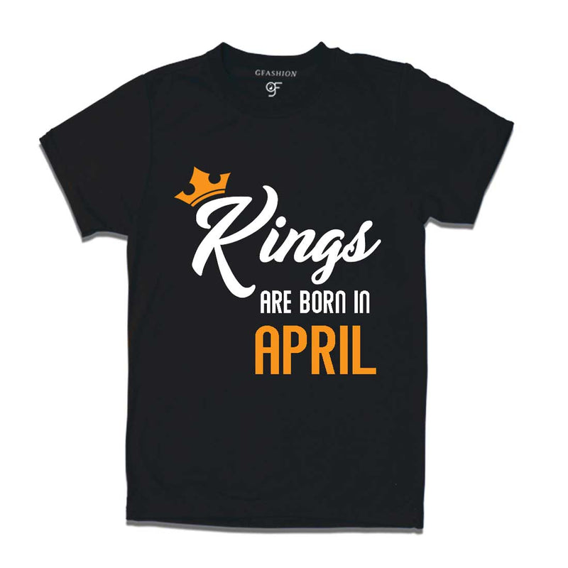 Kings are born in april-Black-gfashion