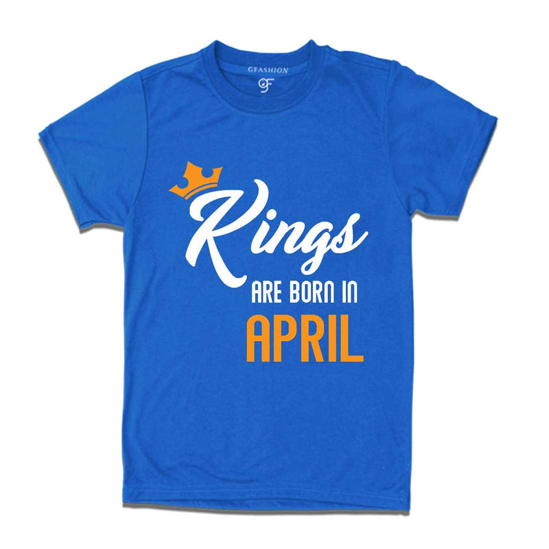 Kings are born in april-Blue-gfashion