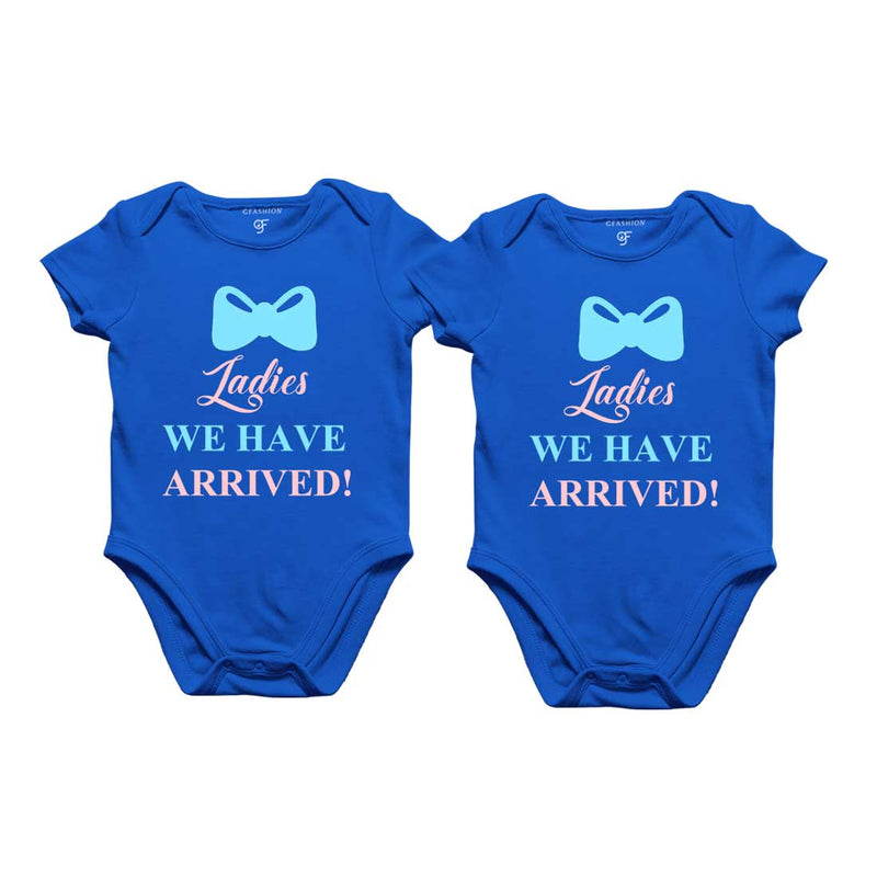 Ladies we have arrived-Twin Baby  Bodysuit in Blue Color available @ gfashion.jpg