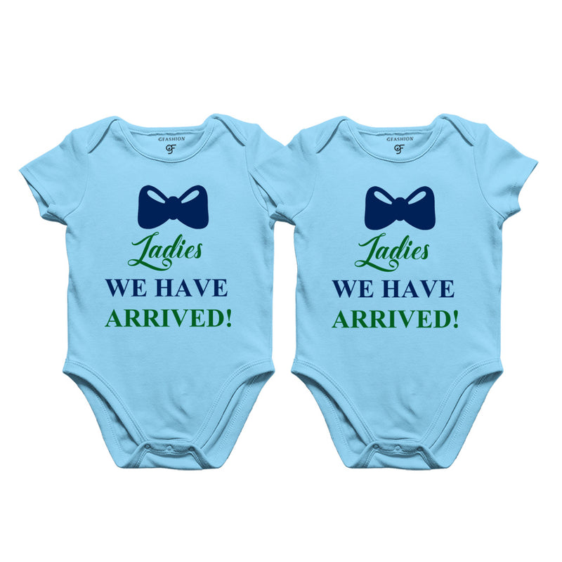 Ladies we have arrived-Twin Baby  Bodysuit in Sky Blue Color available @ gfashion.jpg