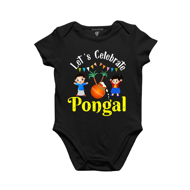 Let's Celebrate Pongal with Baby Rompers in Black Color available @ gfashion.jpg