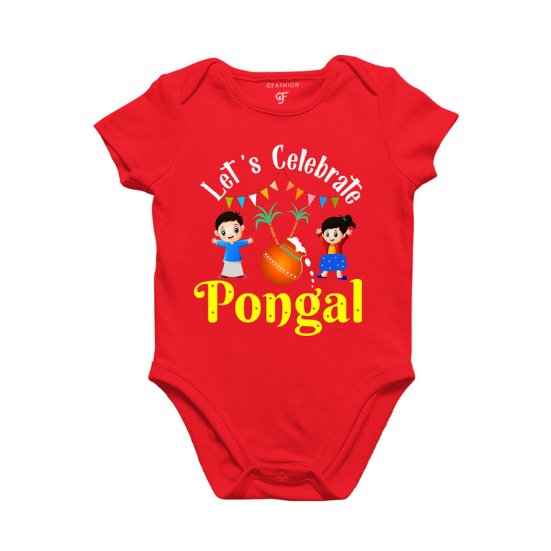 Let's Celebrate Pongal with Baby Rompers in Red Color available @ gfashion.jpg