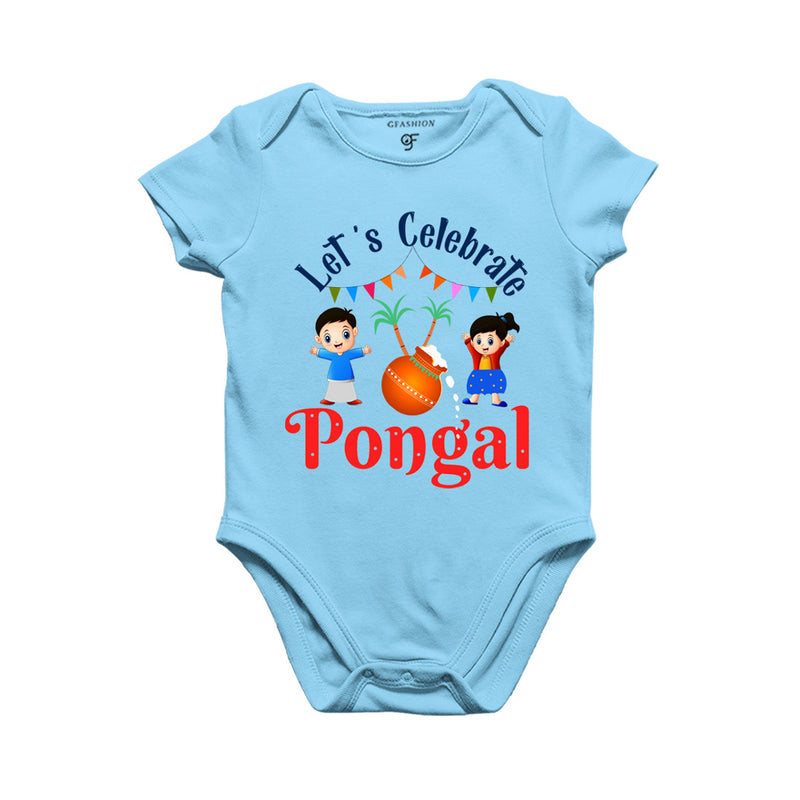 Let's Celebrate Pongal with Baby Rompers in Sky Blue Color available @ gfashion.jpg