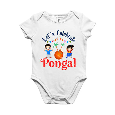 Let's Celebrate Pongal with Baby Rompers in White Color available @ gfashion.jpg