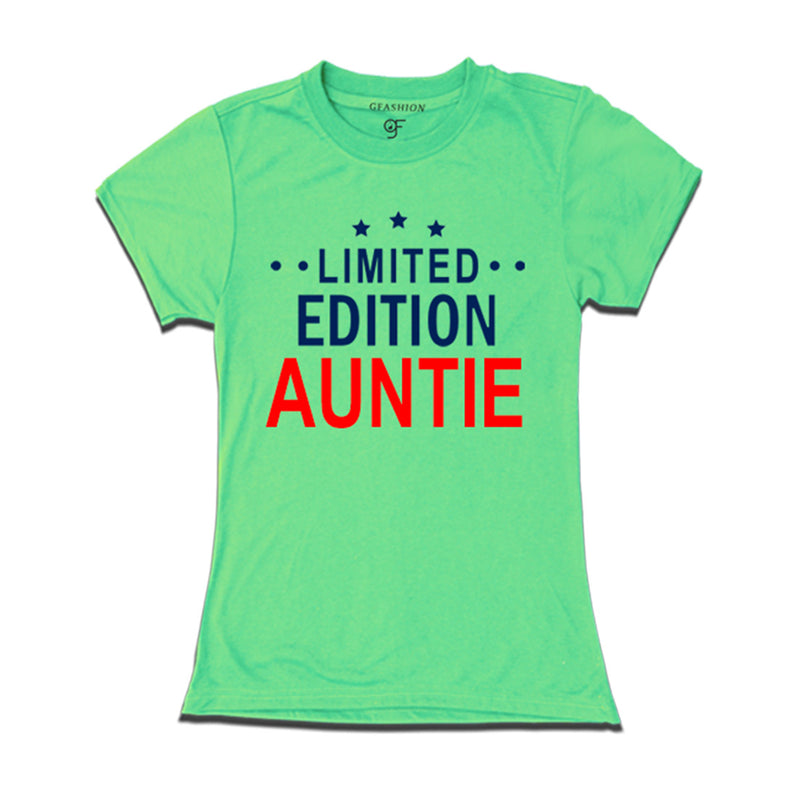 Limited Edition Auntie T-shirt-Pista Green-gfashion