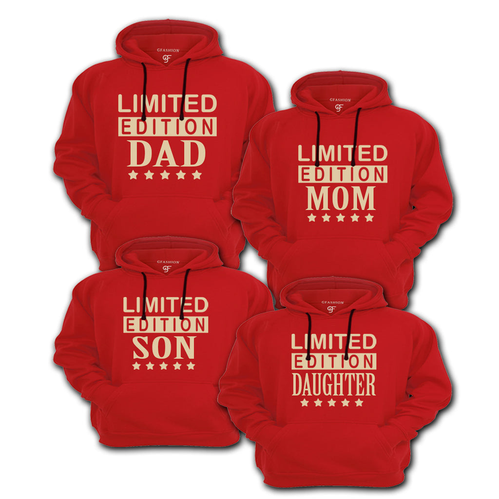 Limited Edition Family Hoodies Sweatshirt in Red Color available @ gfashion.jpg