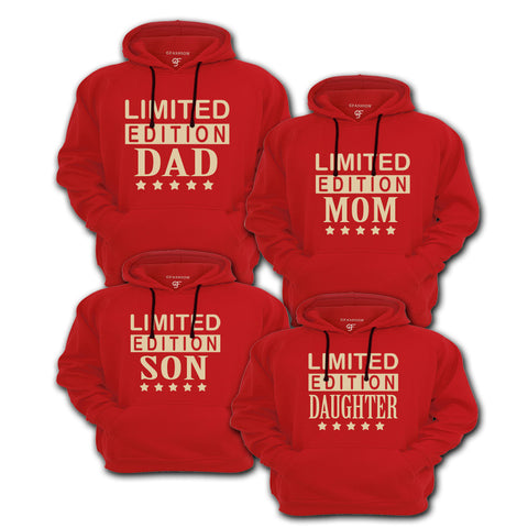 Limited Edition Family Hoodies Sweatshirt in Red Color available @ gfashion.jpg