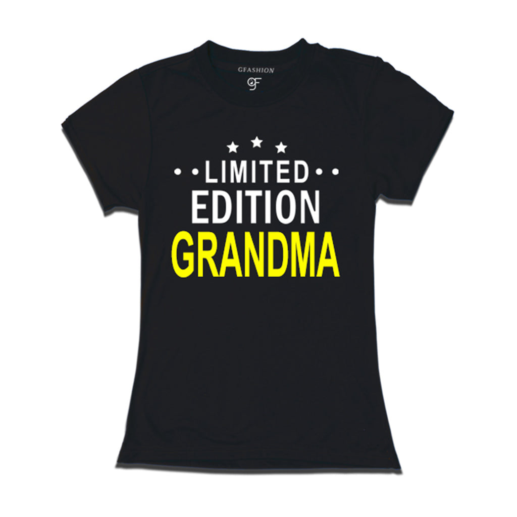 Limited Edition Grandma T-shirt-Black-gfashion