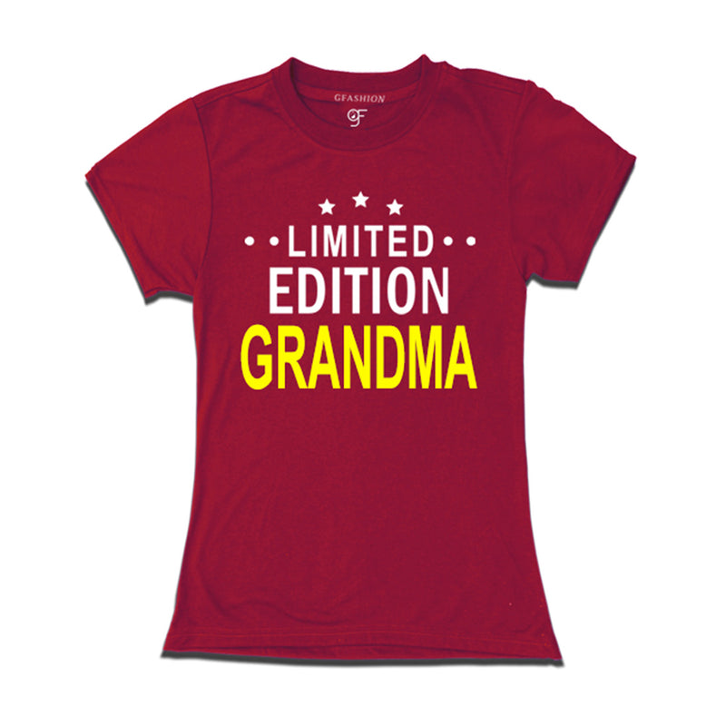Limited Edition Grandma T-shirt-Maroon-gfashion