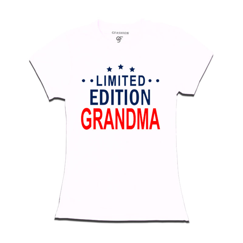 Limited Edition Grandma T-shirt-White-gfashion