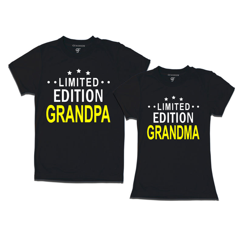 Limited Edition Grandpa Grandma T-shirts-Black-gfashion