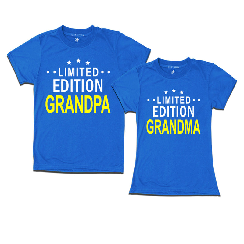 Limited Edition Grandpa Grandma T-shirts-Blue-gfashion