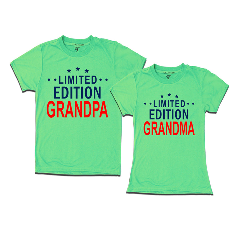 Limited Edition Grandpa Grandma T-shirts-Pista Green-gfashion