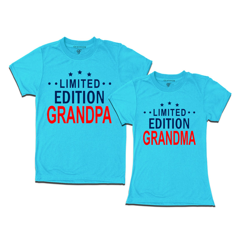 Limited Edition Grandpa Grandma T-shirts-Sky Blue-gfashion