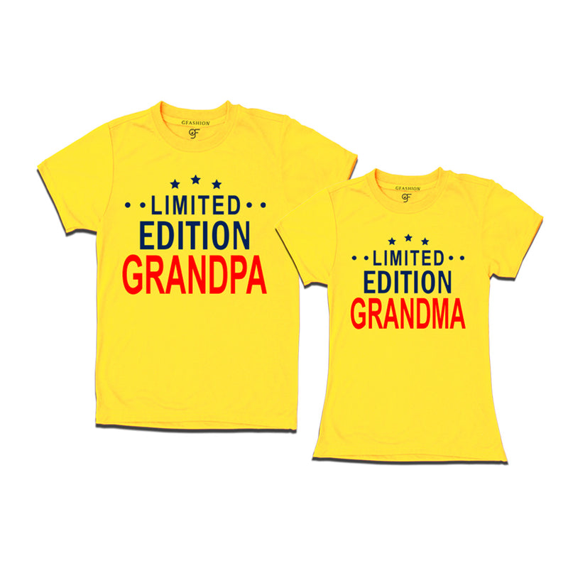 Limited Edition Grandpa Grandma T-shirts-Yellow-gfashion
