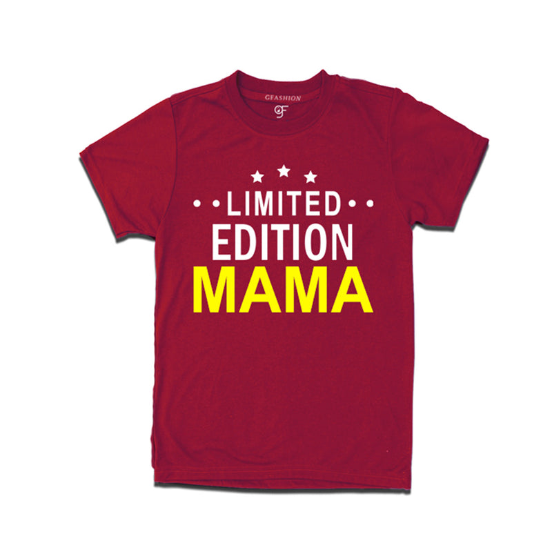 Limited Edition Mama T-shirt-Maroon-gfashion