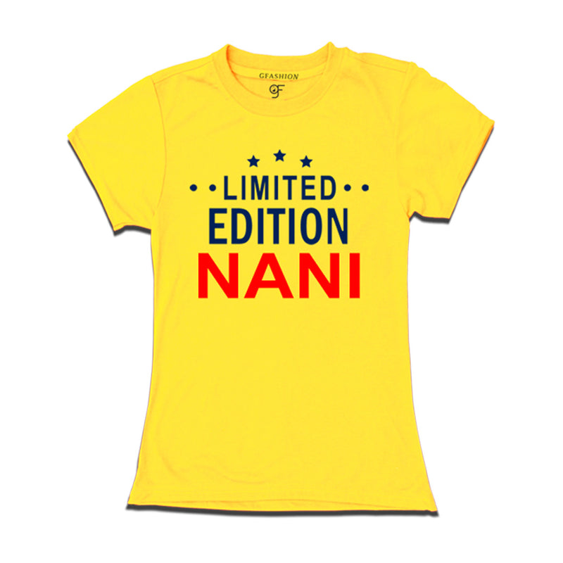Limited Edition Nani T-shirts-Yellow-gfashion