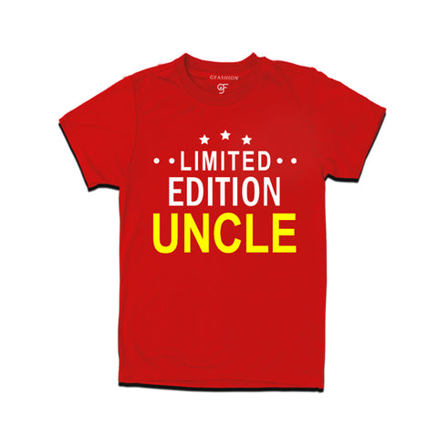 Limited Edition Uncle T-shirt-Red-gfashion