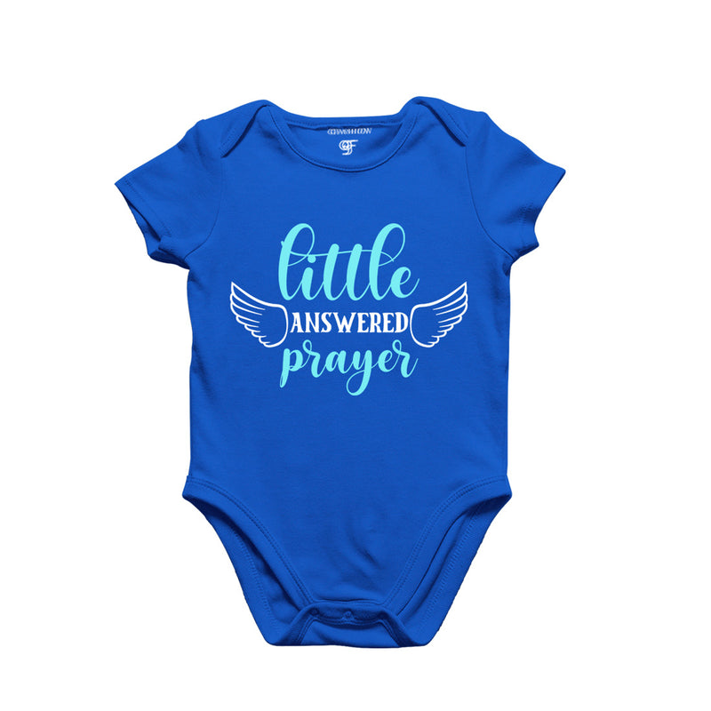 Little Answered Prayer-Baby Bodysuit or Rompers or Onesie in Blue Color available @ gfashion.jpg