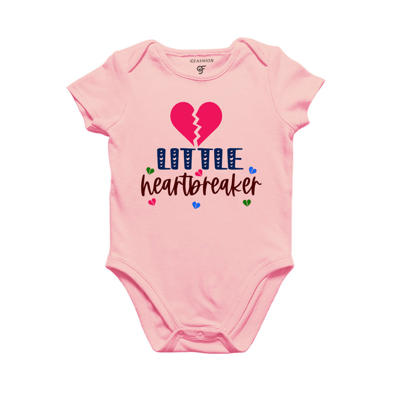 Little Heart Breaker Baby Bodysuit in Pink Color available @ gfashion.jpg