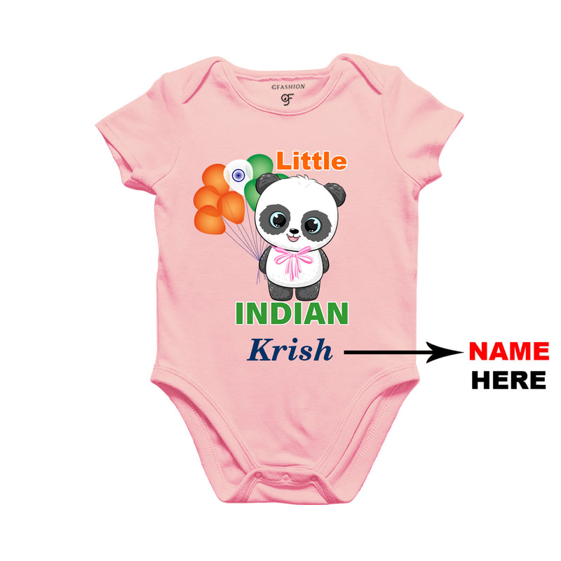 Little Indian Baby Rompers-Name Customized in Pink Color available @ gfashion.jpg