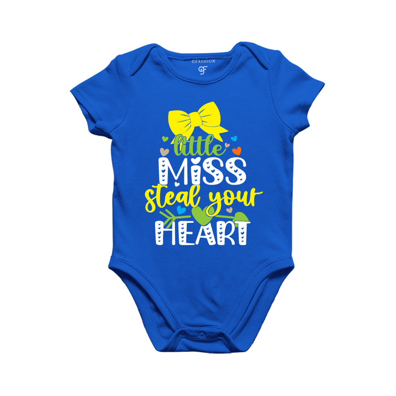 Little Miss Steal Your Heart Baby Bodysuit in Blue Color available @ gfashion.jpg