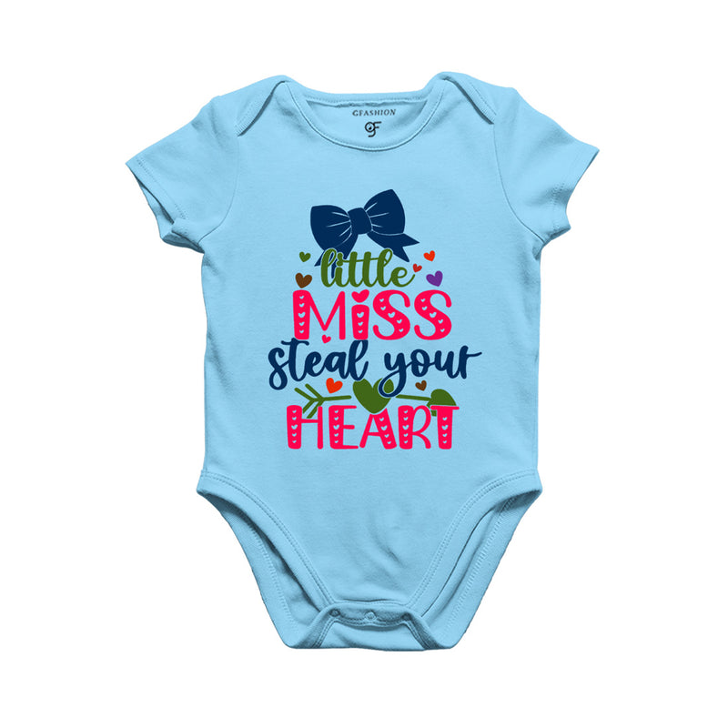 Little Miss Steal Your Heart Baby Bodysuit in Sky Blue Color available @ gfashion.jpg