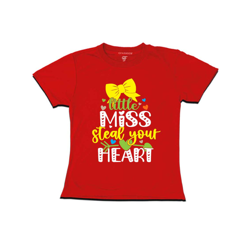 Little Miss Steal Your Heart Baby T-shirt in Red Color available @ gfashion.jpg