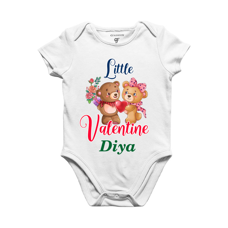 Little Valentine Baby Rompers-name Customized in White Color available @ gfashion.jpg