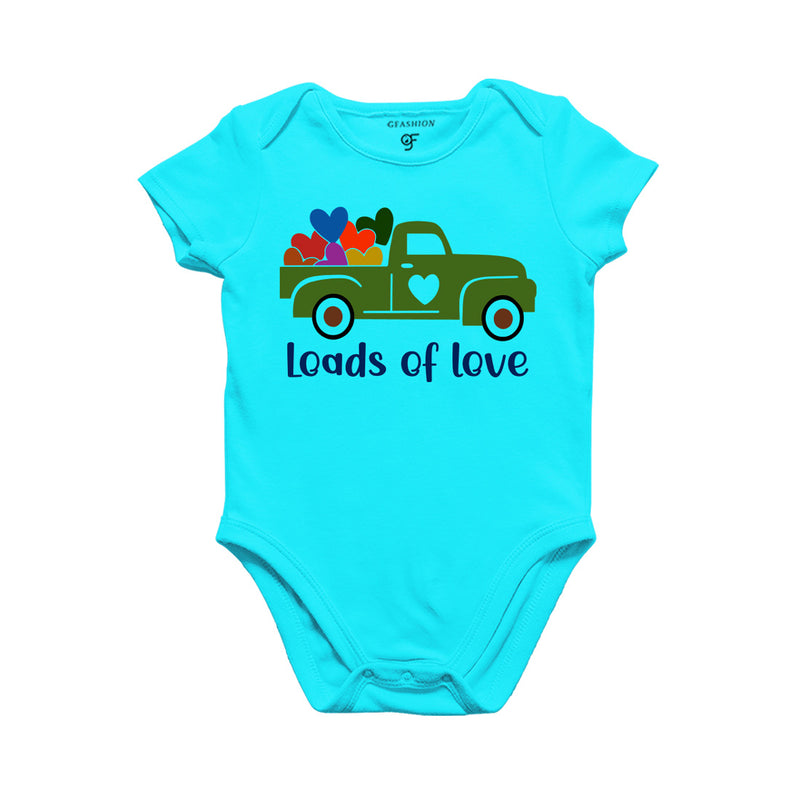 Loads of love Baby Rompers in Sky Blue Color available @ gfashion.jpg