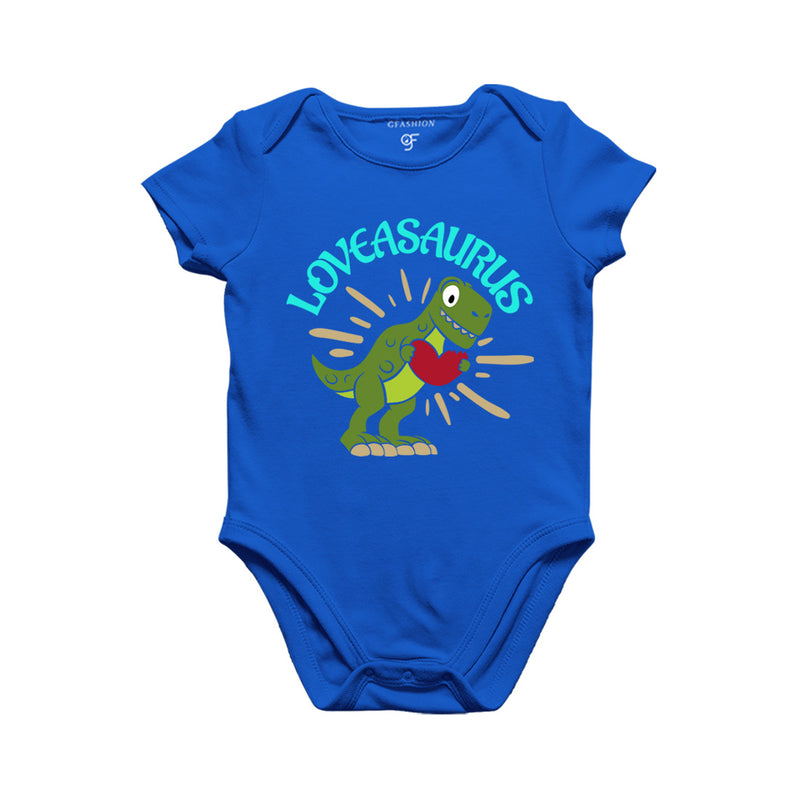 Love-a-Saurus Baby Bodysuit in Blue Color available @ gfashion.jpg