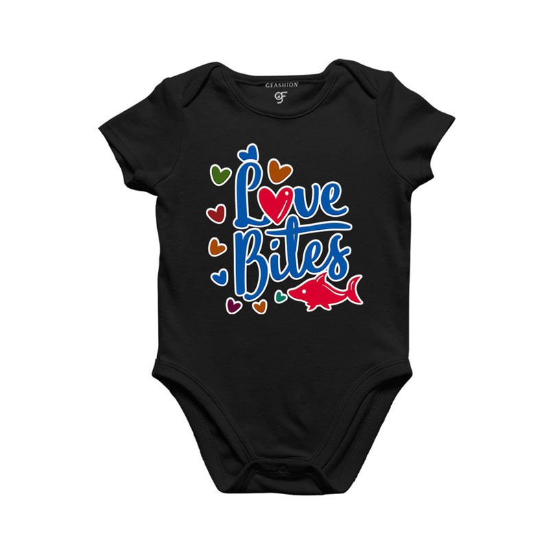 Love Bites Baby Onesie in Black Color available @ gfashion.jpg