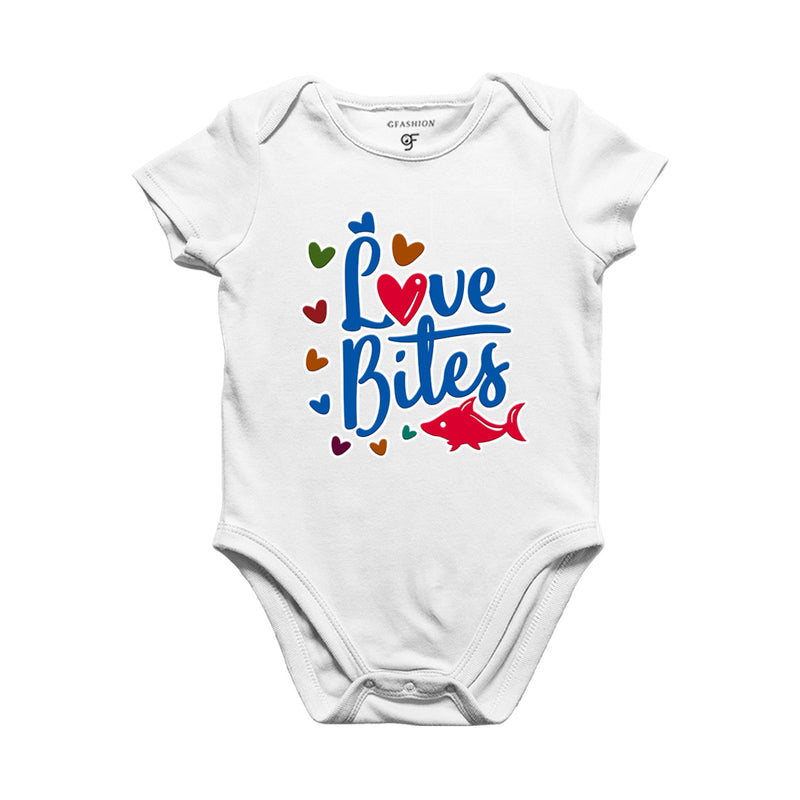 Love Bites Baby Onesie in White Color available @ gfashion.jpg