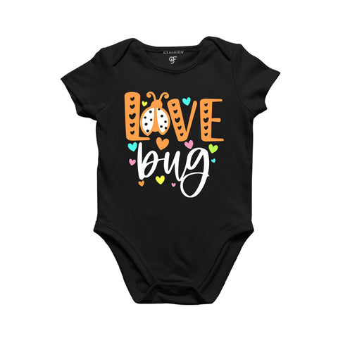 Love Bug Baby Bodysuit in Black Color available @ gfashion.jpg