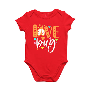 Love Bug Baby Bodysuit in Red Color available @ gfashion.jpg