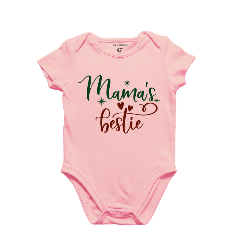 Mama's Bestie-Baby Bodysuit or Rompers or Onesie in Pink Color available @ gfashion.jpg