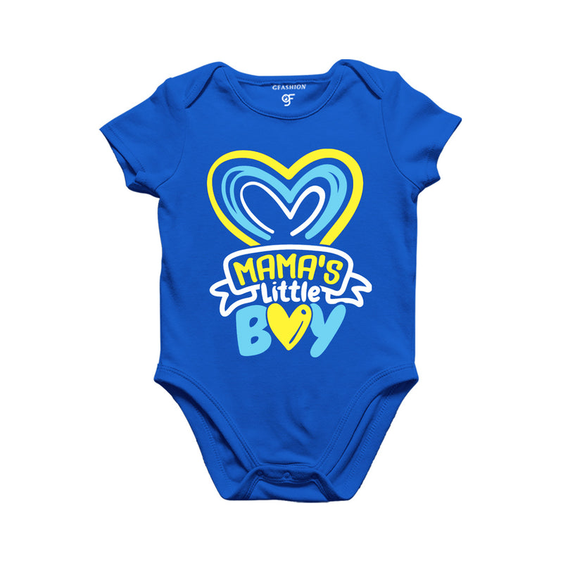 Mama's Little Boy Baby Onesie in Blue Color available @ gfashion.jpg