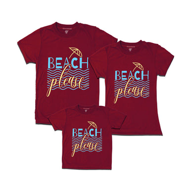 beach please tee shirts for dad mom son