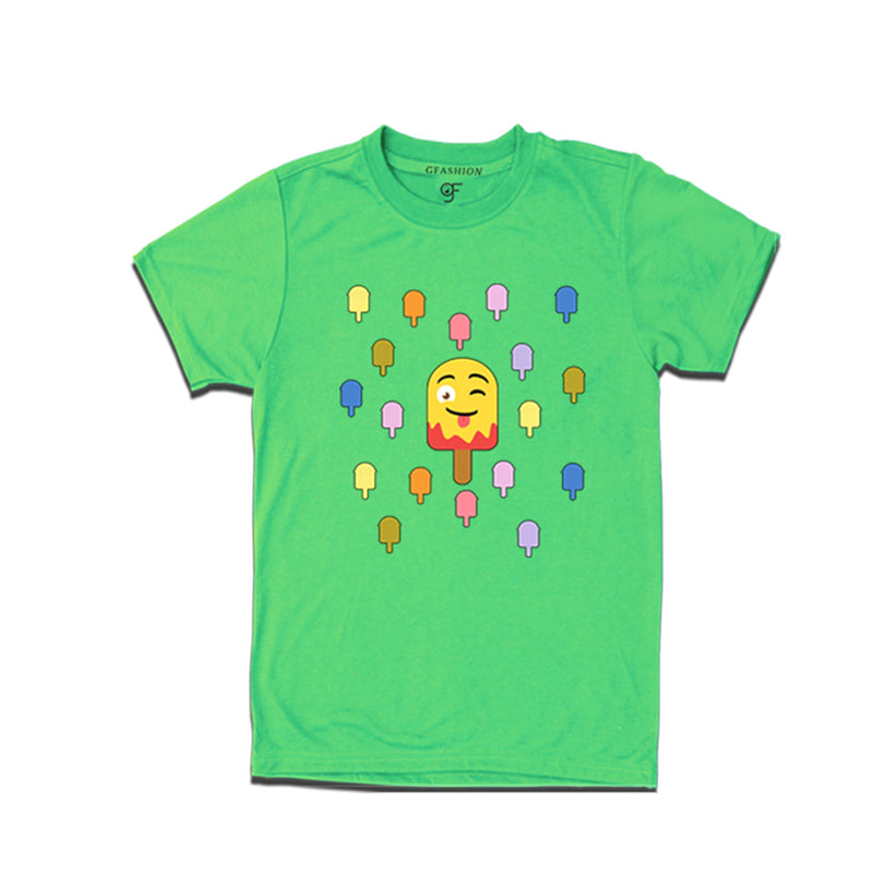 funny Ice tshirt in Pista Green Color available @ gfashion.jpg