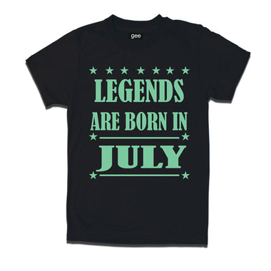 Legends Born in July-Birthday t-shirts