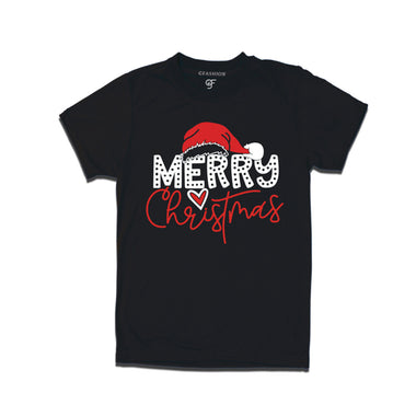 Merry Christmas T-shirt for Men-Women-Boy-Girl in Black Color avilable @ gfashion.jpg