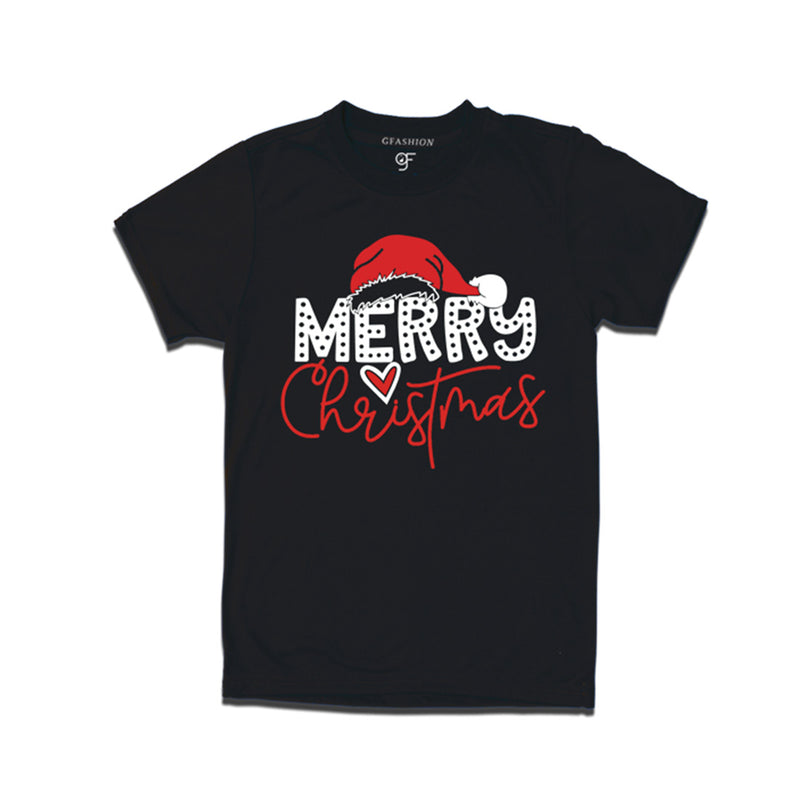 Merry Christmas T-shirt for Men-Women-Boy-Girl in Black Color avilable @ gfashion.jpg