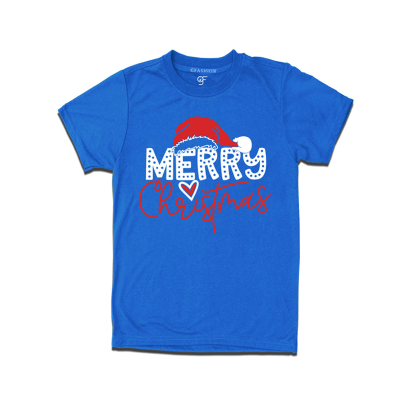 Merry Christmas T-shirt for Men-Women-Boy-Girl in Blue Color avilable @ gfashion.jpg