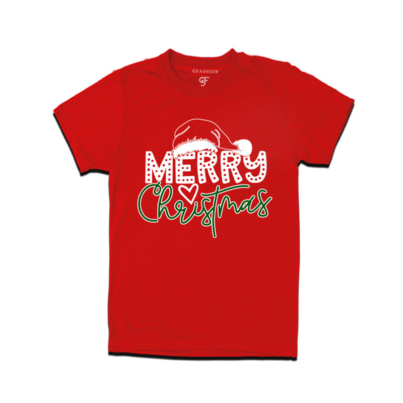 Merry Christmas T-shirt for Men-Women-Boy-Girl in Red Color avilable @ gfashion.jpg