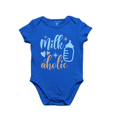 Milk Aholic-Baby Bodysuit or Rompers or Onesie in Blue Color available @ gfashion.jpg