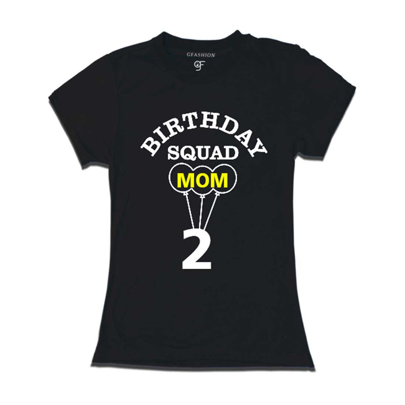 Mom 2nd Birthday T-shirt-Black-gfashion