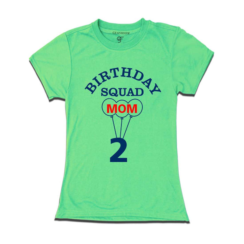 Mom 2nd Birthday T-shirt-Pista Green-gfashion