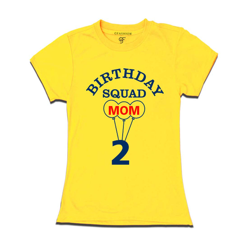 Mom 2nd Birthday T-shirt-Yellow-gfashion