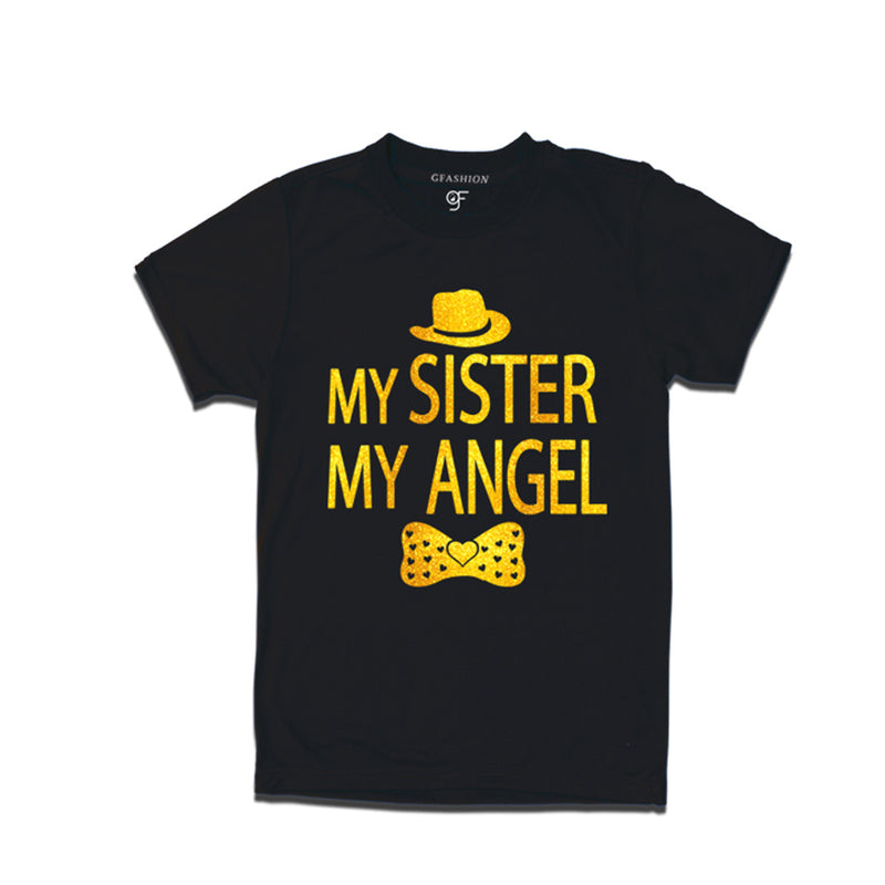 My-Sister-My-Angel-t-shirts-@-gfashion-Black
