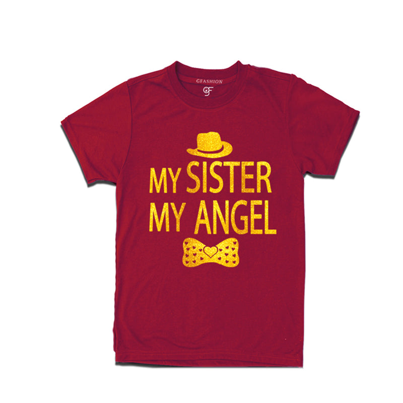 My-Sister-My-Angel-t-shirts-@-gfashion-Maroon